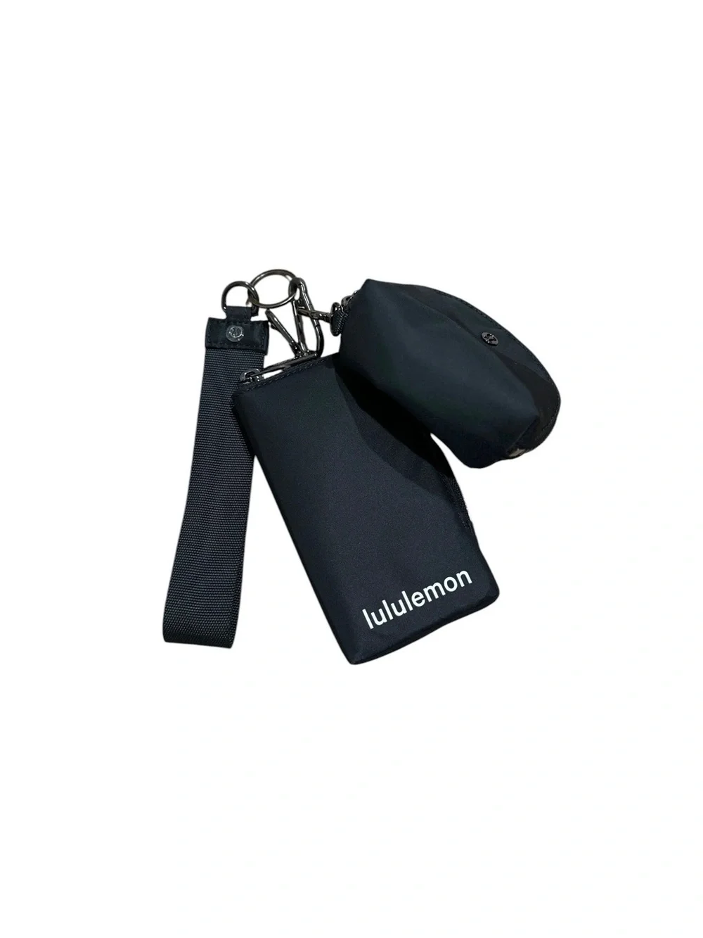 NWOT Lululemon Athletica Black Wristlet Tech Pouch Set for Men
